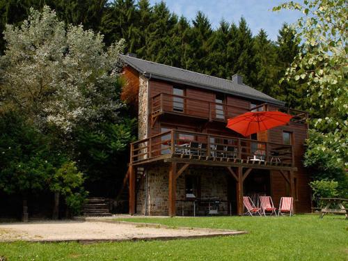 Duplex Chalet in Rendeux Ardennes with Sauna and Terrace