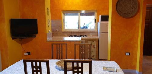 Shared lounge/TV area, "SA DOMO DE SOS ARANZOS" in Santa Maria La Palma