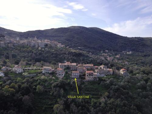 VILLA SANTINE AVEC TERRASSES et VUE PANORAMIQUE meublé tourisme 4 étoiles