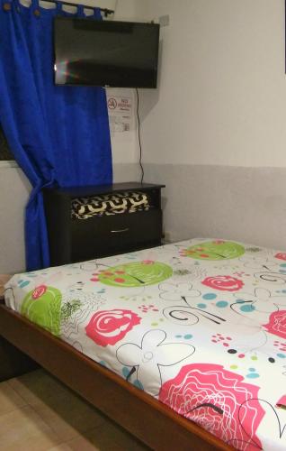 1 double bed