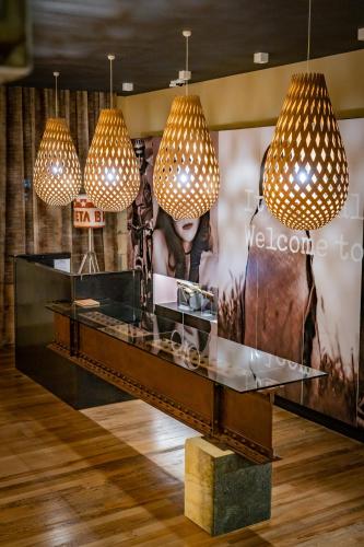 Lobby, Poshtel in Oamaru