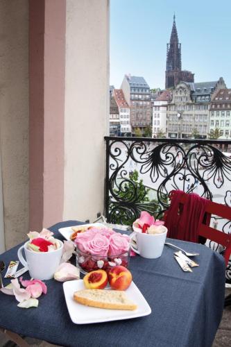 Balcony/terrace, Le Kleber Hotel in Strasbourg