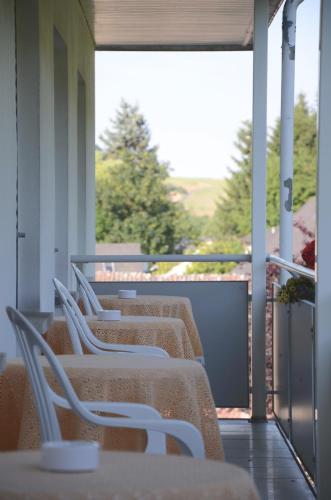 Balcony/terrace, Pension Burk in Bad Endbach