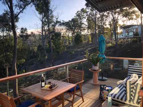 Balkons/terase, Free Spirit Pods in North Bruny