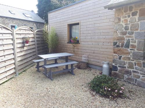 Breton stone house in Saint Gilles les Bois