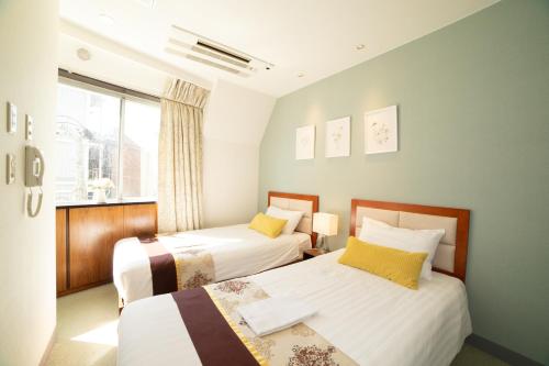 Bed, Tabata Oji Hotel in Sugamo