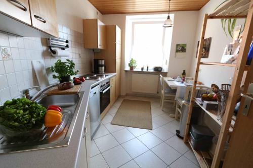 Køkken, Ferienwohnung Altes Rathaus in Tauberbischofsheim