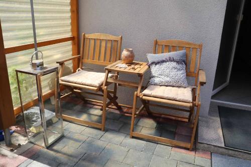 Altan/terrasse, Ferienwohnung Altes Rathaus in Tauberbischofsheim