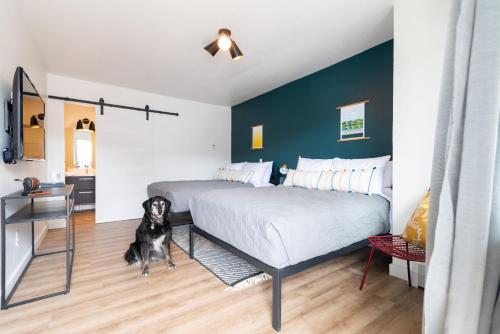 2 double beds