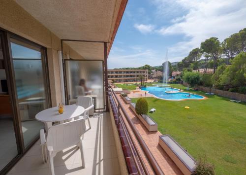 Erkély/terasz, Aparthotel Golf Beach in Pals