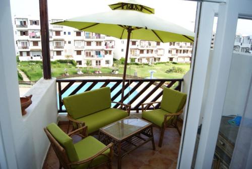 balkon/terras, Appartement Miradorgolf in Cabo Negro
