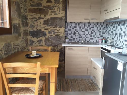 Kitchen, Panorama Apartment in Innachori