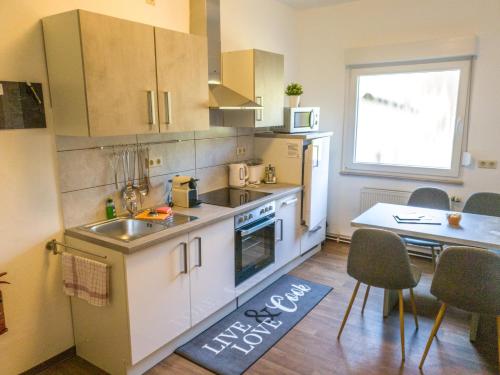 keuken, Spreeblick Apartments in Bautzen