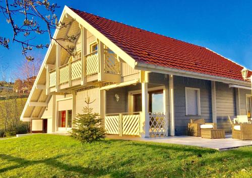 Chalet Le Flocon Bleu - Mauselaine avec vue sur le Lac de Gérardmer - Location, gîte - Gérardmer