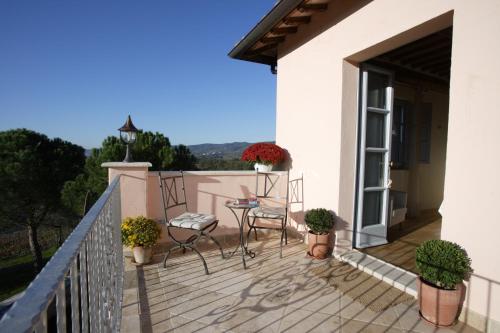 Erkély/terasz, Countryhouse Villa Rey in Panicale