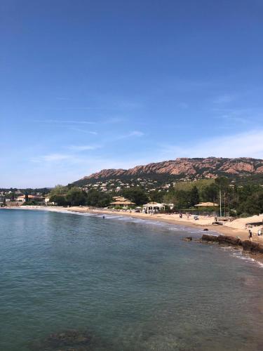 Restaurant, Ferienwohnung „La Cigalerie“ in Agay