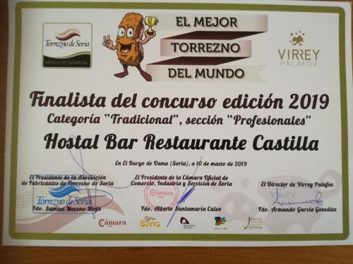 Hostal Castilla chambre d'hôte Esteras de Lubia