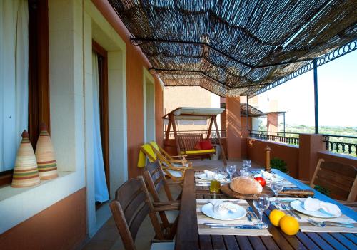 Balcony/terrace, Katalagari Country Suites in Nikos Kazantzakis