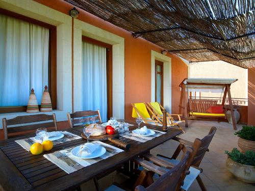 Balcony/terrace, Katalagari Country Suites in Nikos Kazantzakis