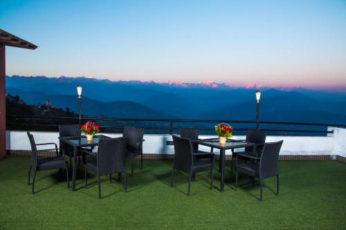 Balcony/terrace, Hotel Himalayan Villa in Baluwapati Deupur
