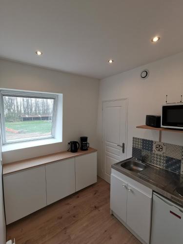 廚房, Manoir des Carreaux in 安古維爾