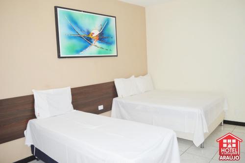 1 double bed, 3 twin beds