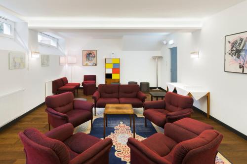 sala de TV, At the Park Hotel in Baden