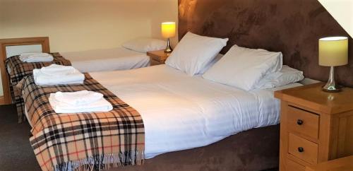 1 king bed, 1 twin bed