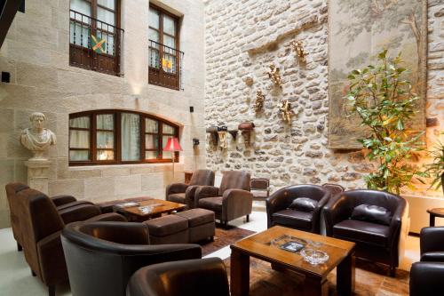 ห้องส่วนกลางสำหรับนั่งเล่น/ดูทีวี, Hospederia de los Parajes in ลากวาร์เดีย