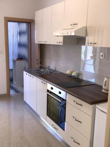 kuhinja, Studio Apartment Sabljic in Kaštel Lukšič