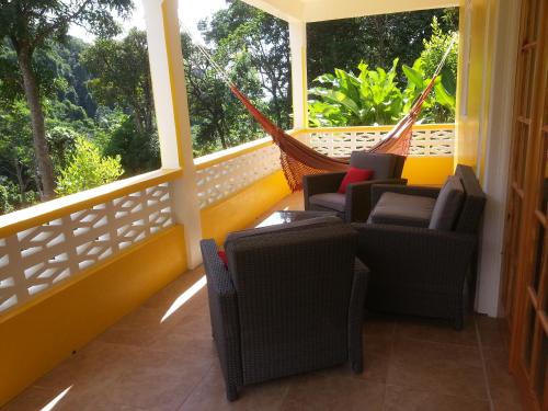 Balcony/terrace, Mango Garden Cottages in Saint George
