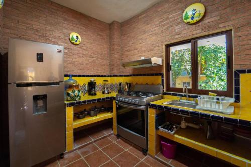 Kjøkken, Casa palmito cerca de la playa in Yelapa