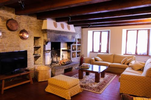 共用Lounge/電視區, Il Palazzo Ridracoli in 巴努戴羅曼格那