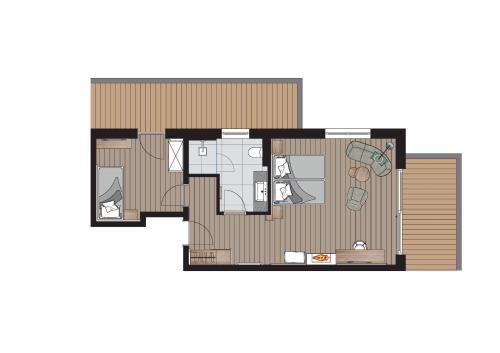 Suite, deluxe, familien