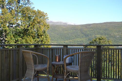 Balcony/terrace, Kvaløya Lodge in Kvaloysletta