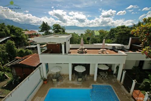 Terraza/balcón, Hotel Casa don Pedro in San Pedro La Laguna
