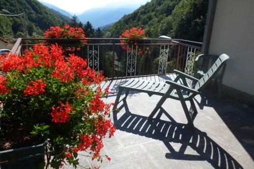 Balkons/terase, Albergo Ristorante Regina in Bognanco