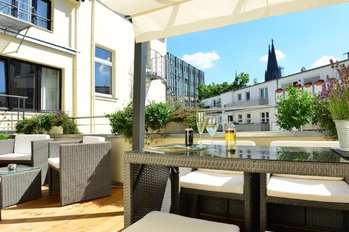 Ban công/sân hiên, Hotel Domspitzen in Cologne