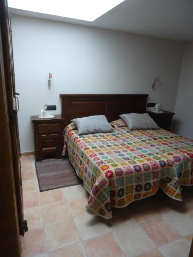 Llit, Apartament Rural Cal Xico Adrall -La Seu d'Urgell-Andorra in Adrall