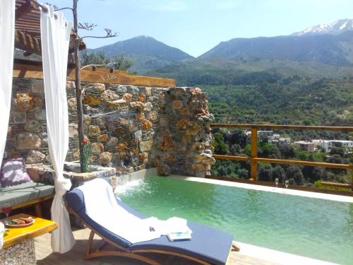 Villa Aeolus with private overflow, endless, heated pool