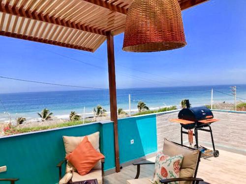 Erkély/terasz, Matices del Mar en Canoas in Canoas De Punta Sal