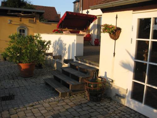 Erkély/terasz, Hossies Hof - Luxus Ferienwohnung Alter Stall in Bertsdorf-Hornitz