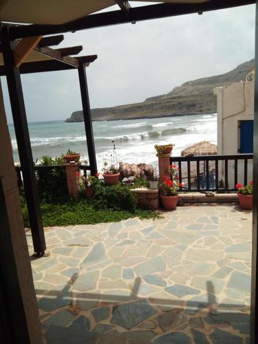 Balcony/terrace, Coral Front Beach in Itanos
