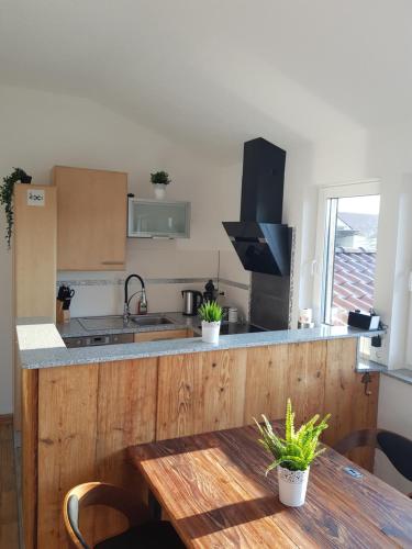 Kitchen, Zettis Ferienhausle in Berg (Baden-Wurttemberg)
