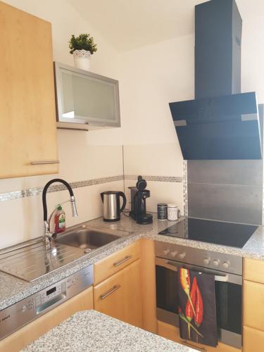 Kitchen, Zettis Ferienhausle in Berg (Baden-Wurttemberg)