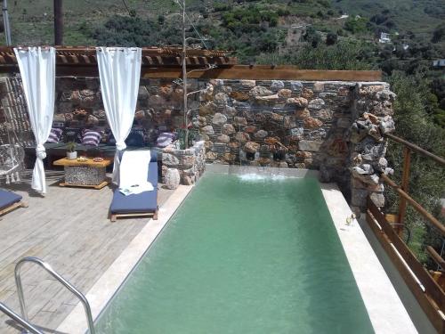 Villa Aeolus with private overflow, endless, heated pool