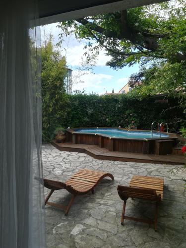 Attractions, Grand studio avec piscine in Saint-Eloi