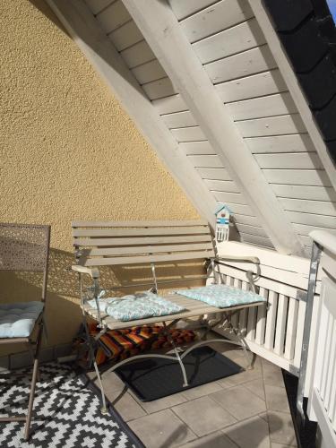 Balcony/terrace, Ferienwohnung Im Turmchen in Oberfell