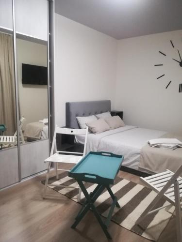 1 double bed