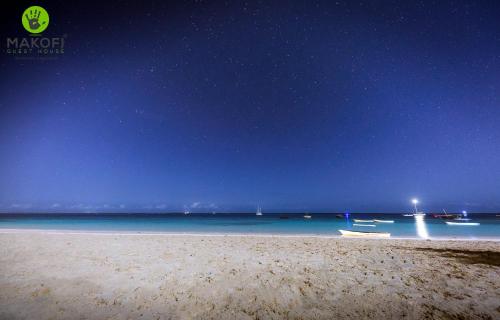 Beach, Makofi Guest House in Zanzibar